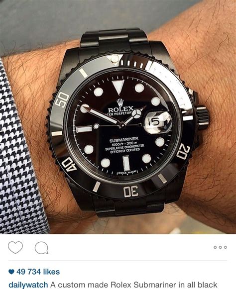 blsck rolex|all black rolex for sale.